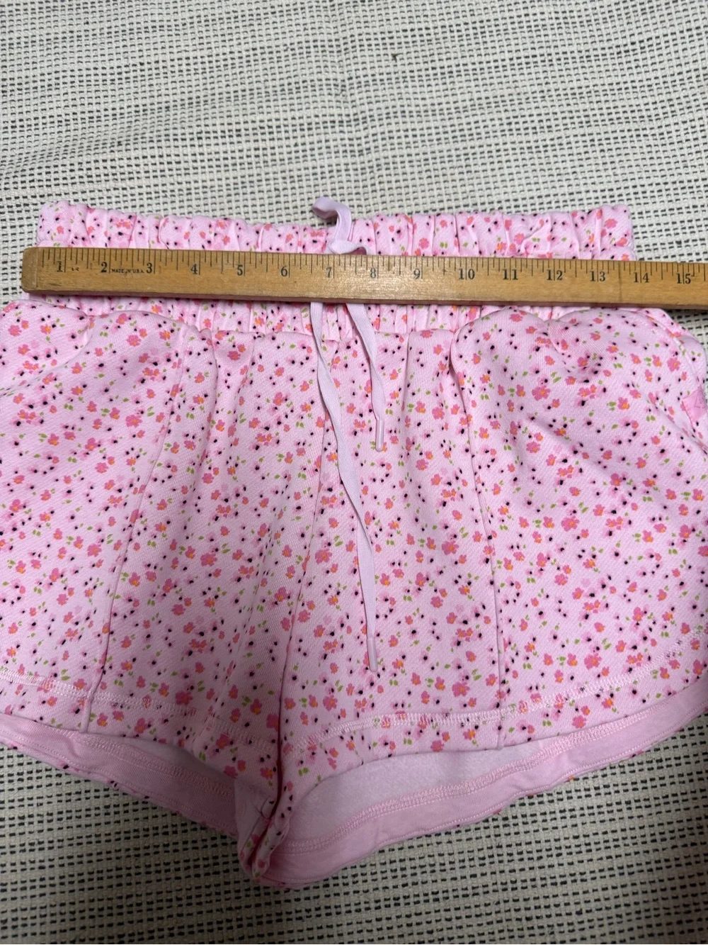 🎯50% OFF! Blogilates pink Floral Women's Drawstring Lounge Shorts